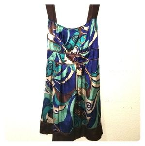 Multicolor Silky Top